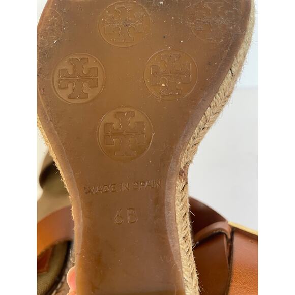 Tory Burch Fabian Espadrille Wedges. Size 6 - Picture 3 of 6